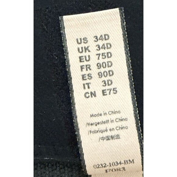 Dobreva Sexy Lace Mesh Corset Bra Black Size 34D - Picture 11 of 16